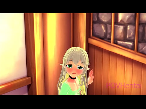 ❤️ (Armadilha) A criada Elvish ajuda-o a lavar a cara. Sexo de qualidade em nós ☑
